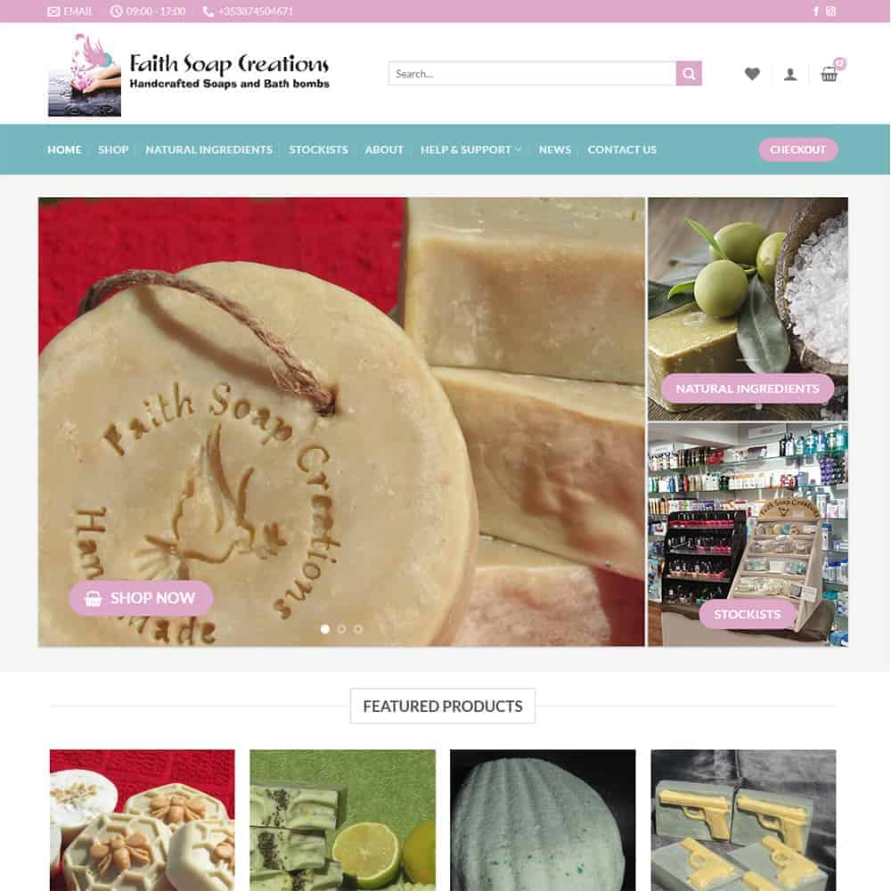 Faith Soap Creations – New Website Launched