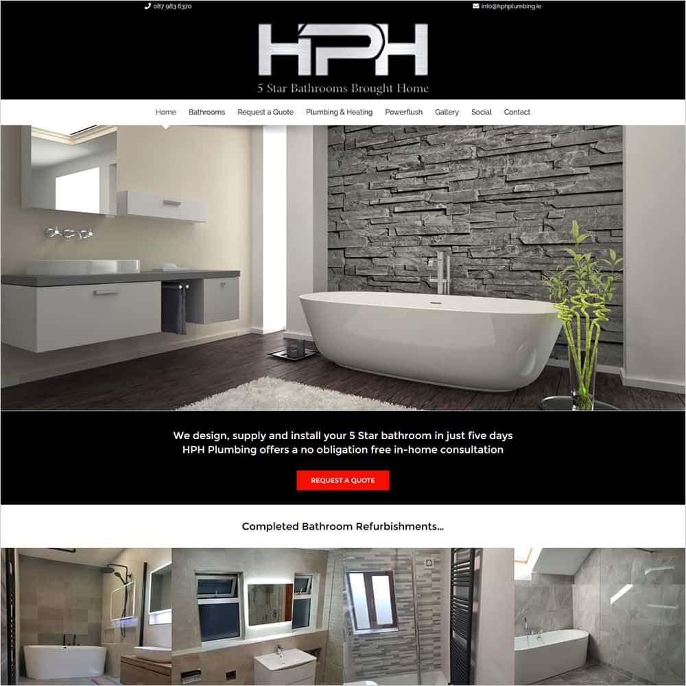 HPH Plumbing – New Website Launched