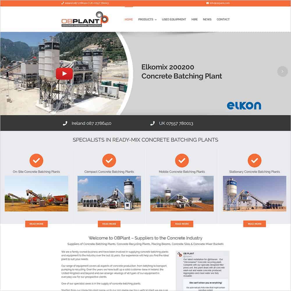OB Plant – New Website Launched