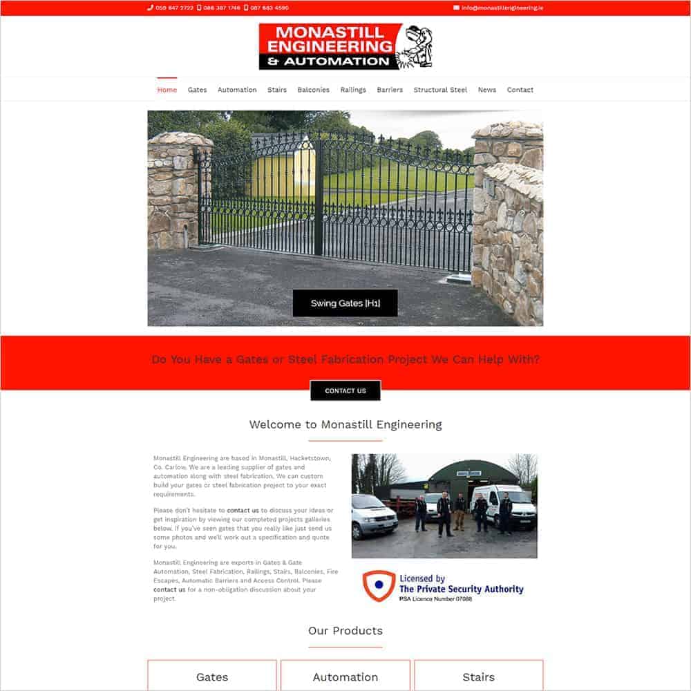 monastill engineering new website launched