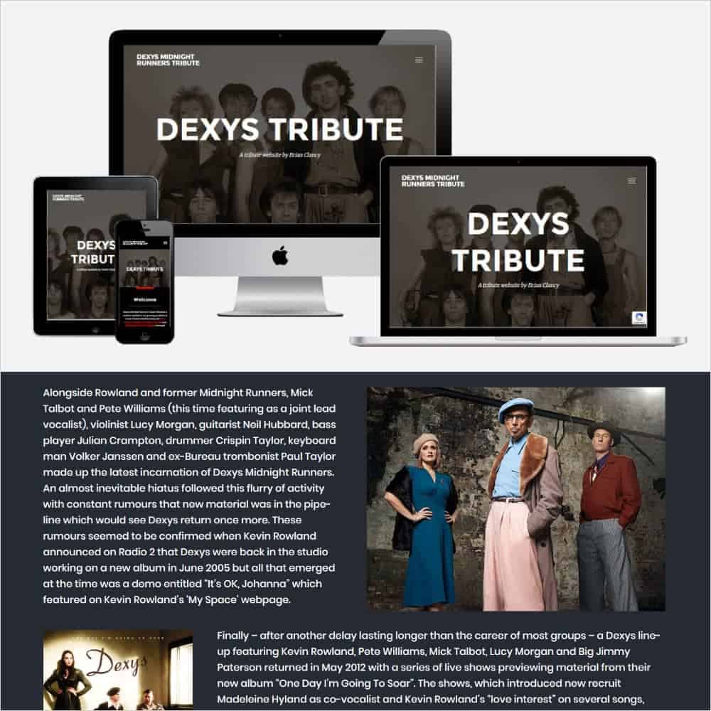 dexys midnight runners tribute website new website launched