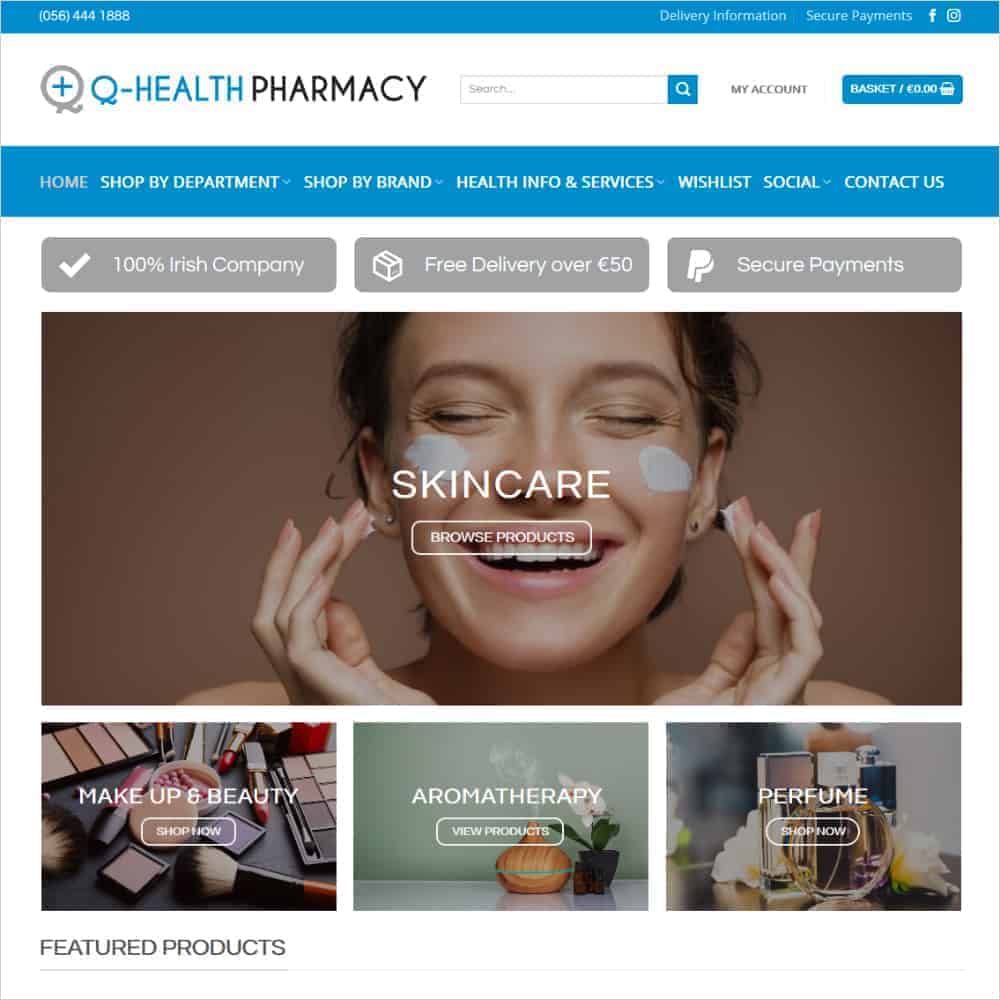 q health pharmacy new website launched