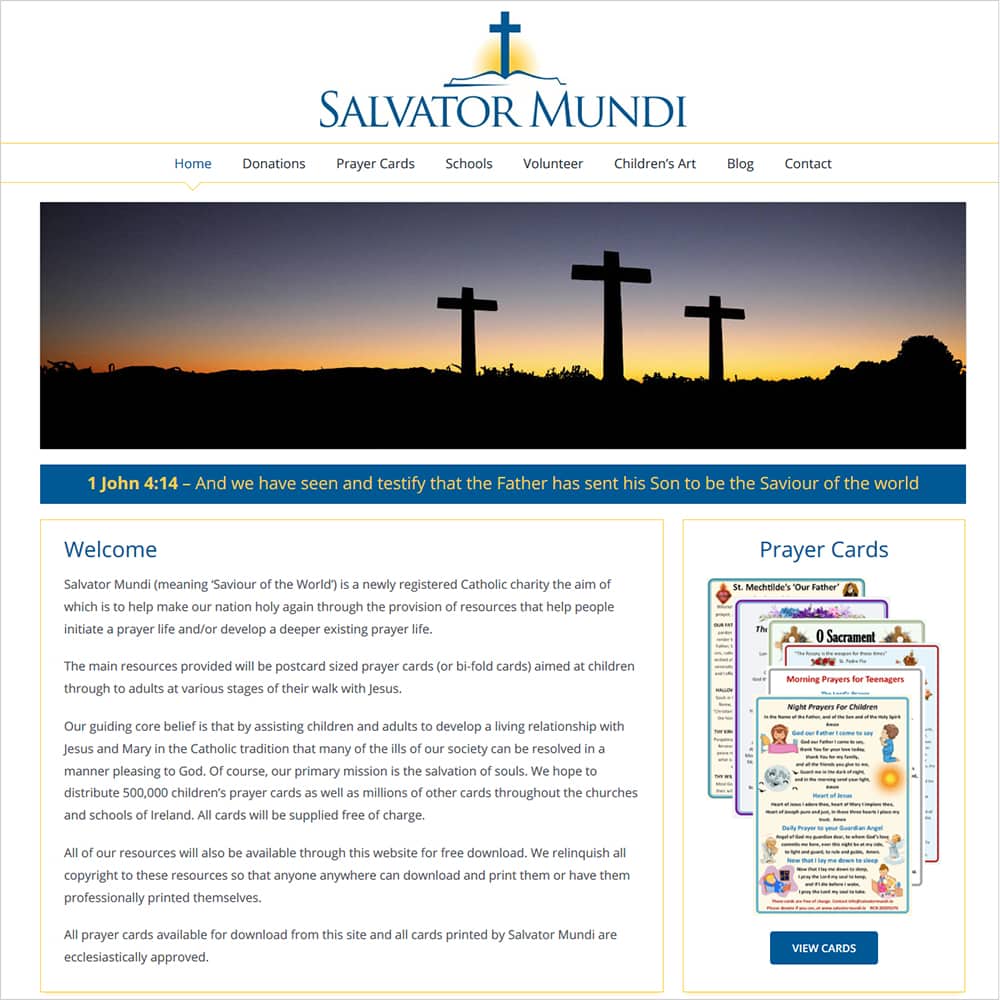 salvator mundi – new website launched