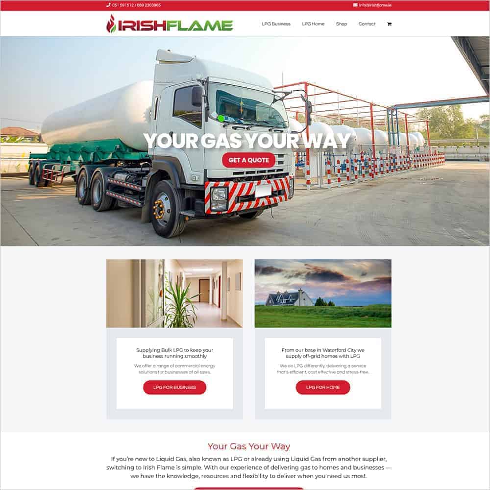 irish flame – new ecommerce website launched