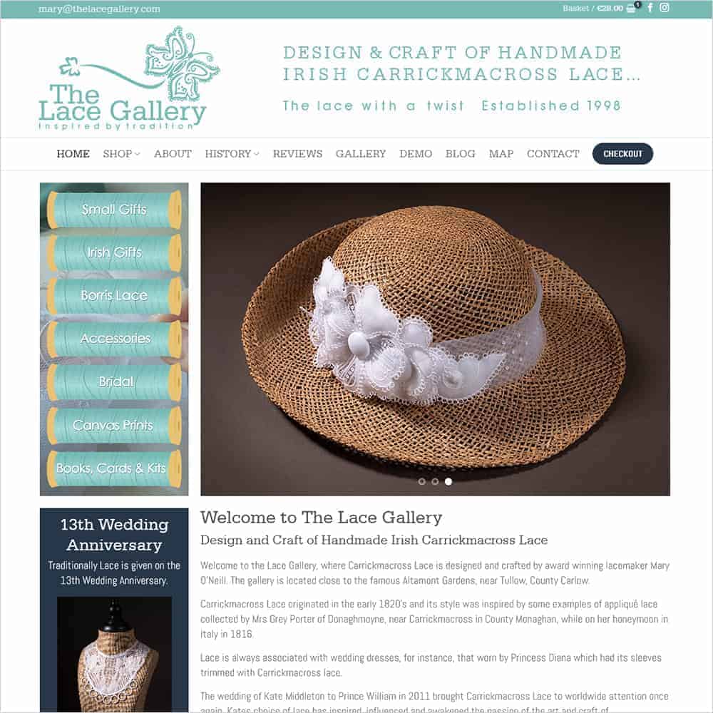 the lace gallery – new website launched