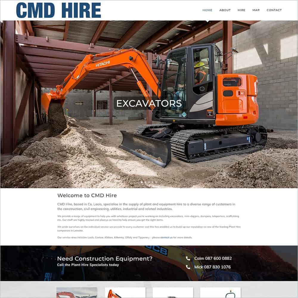 cmd hire ltd new website launched