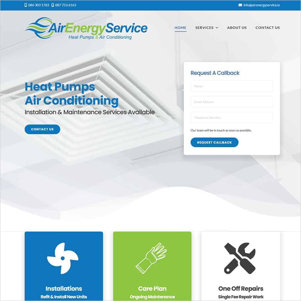 air energy service new website launched