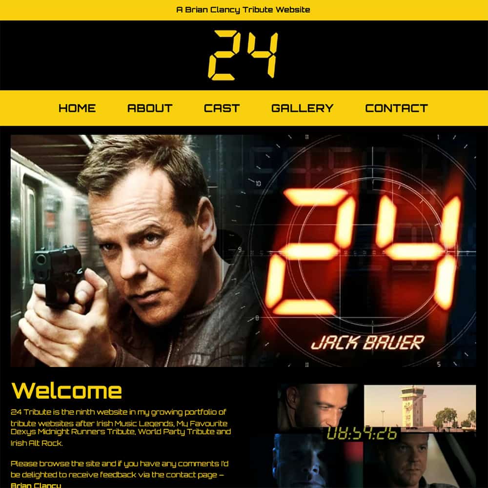 24 tv series tribute website
