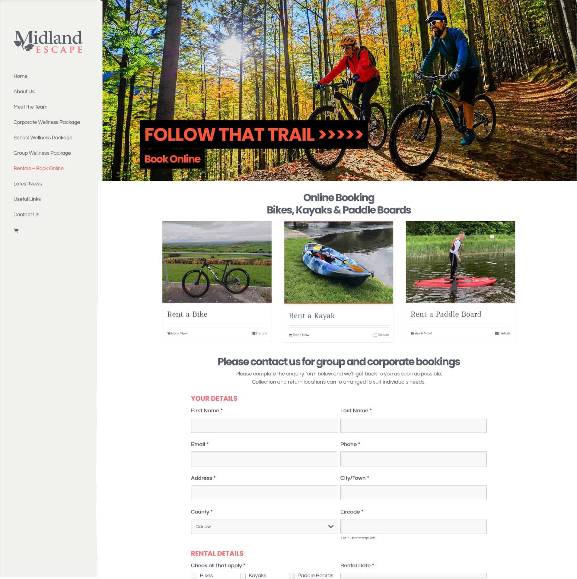 midland escape new ecommerce website launched