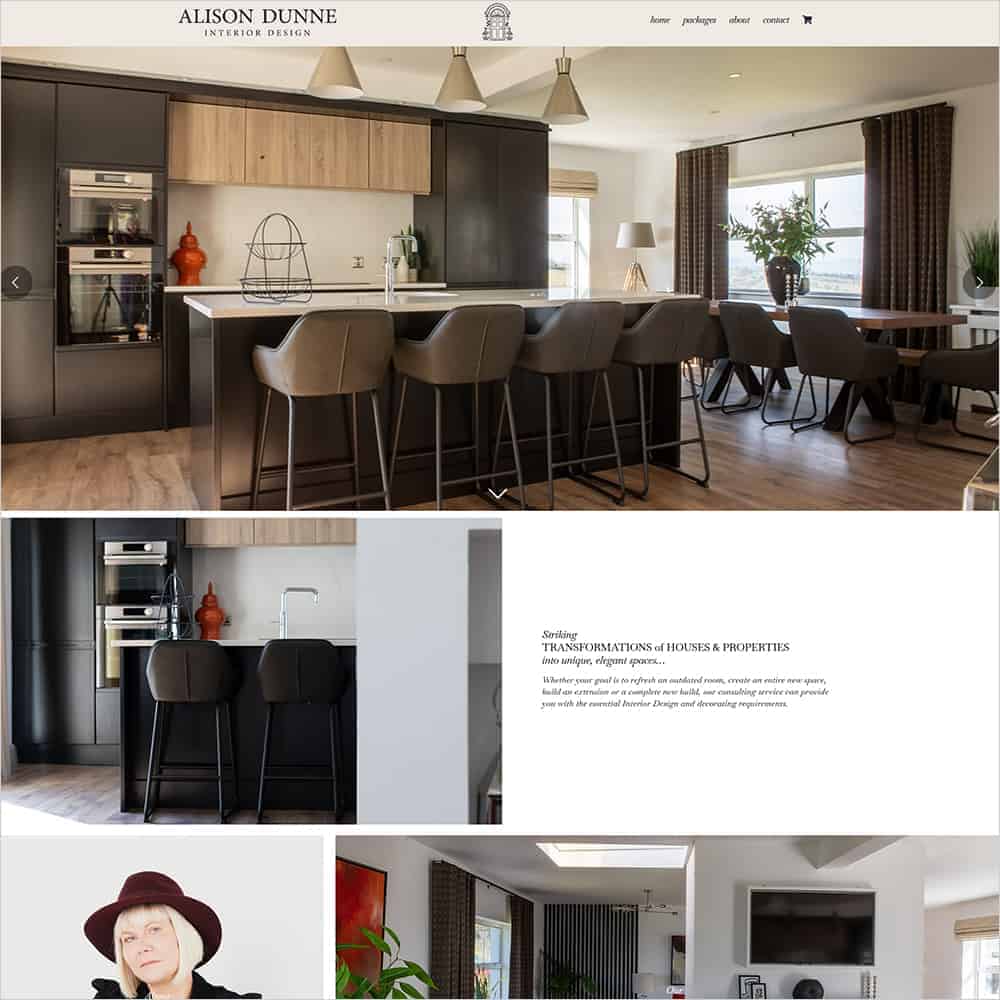 alison dunne interior design new website launched