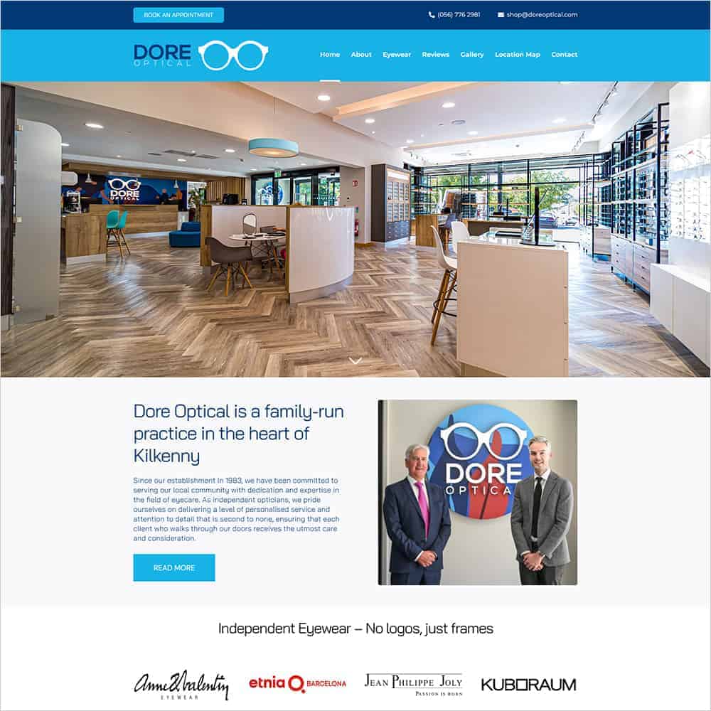 dore optical – new website launched
