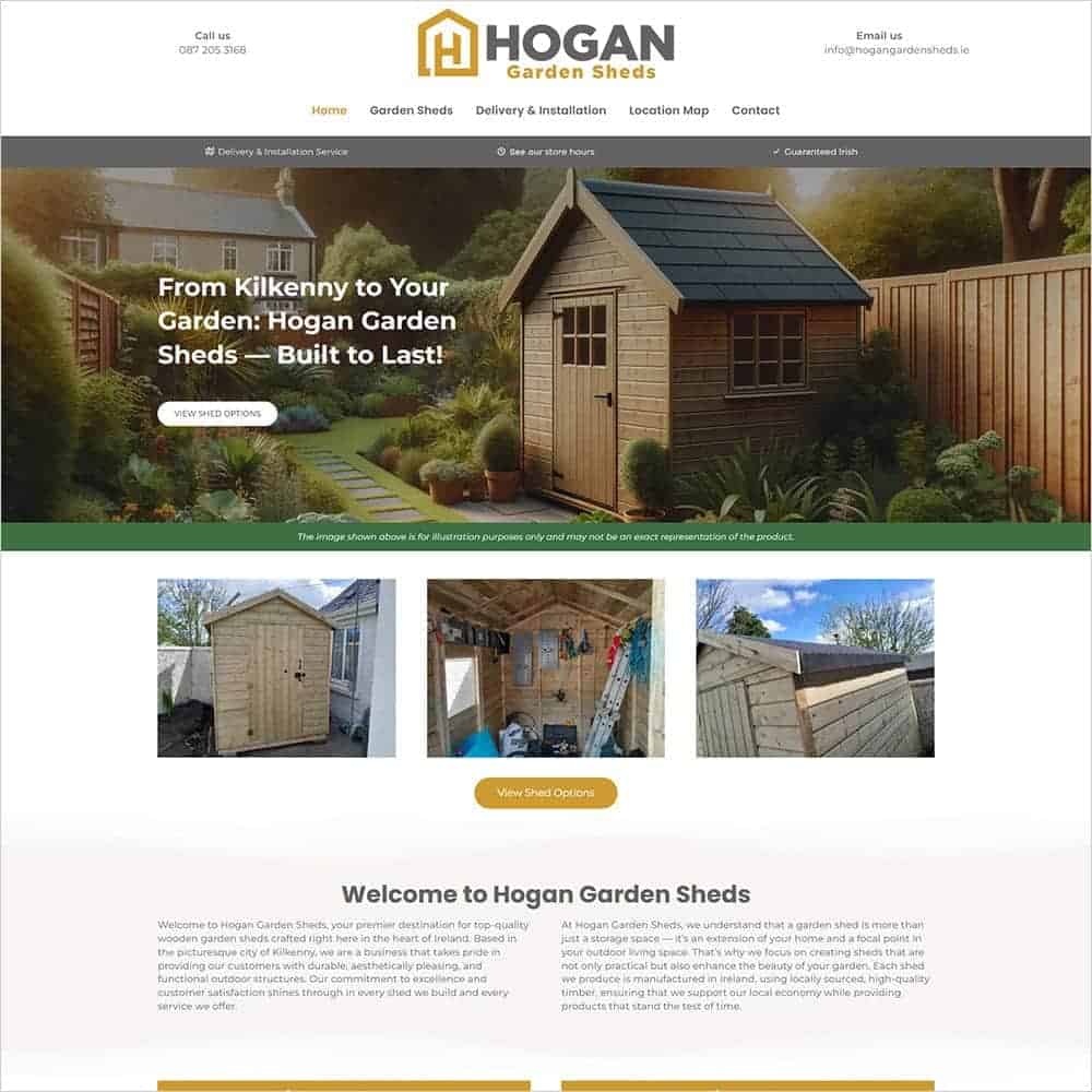 Hogan Garden Sheds – New Website Launched