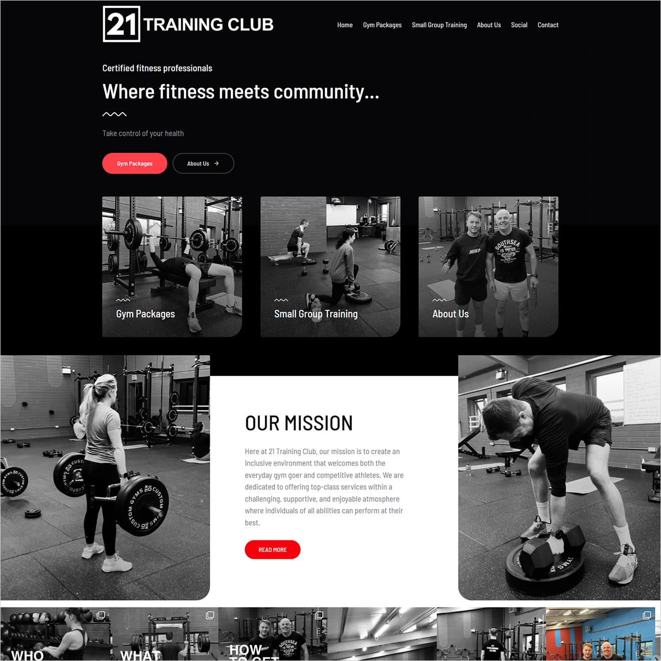 21 Training Club – New Website Launched