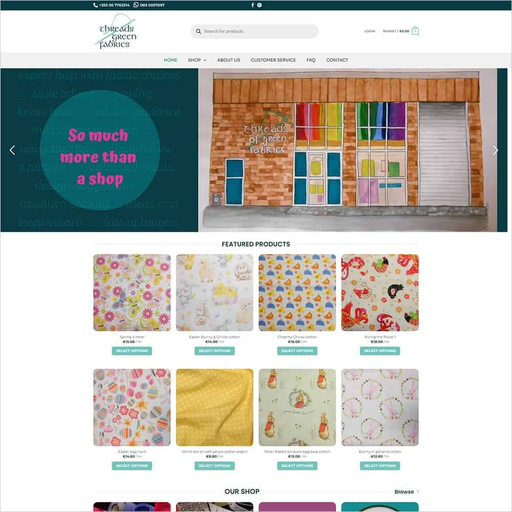 Threads of Green Fabrics – New Ecommerce Website Launched