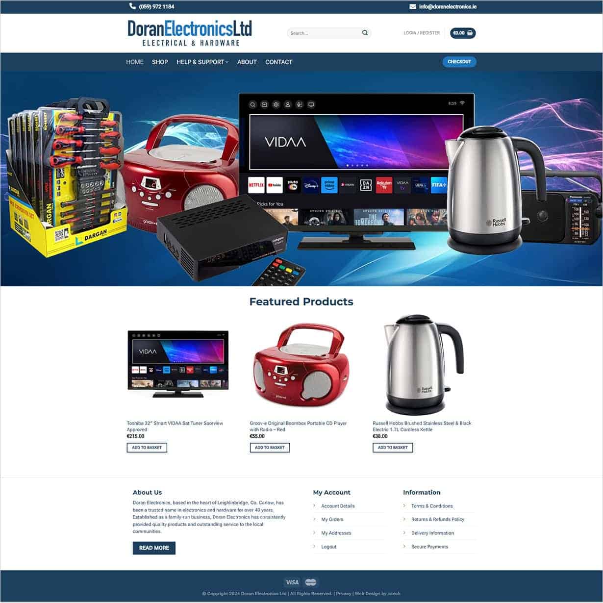 Doran Electronics – New eCommerce Website Launched