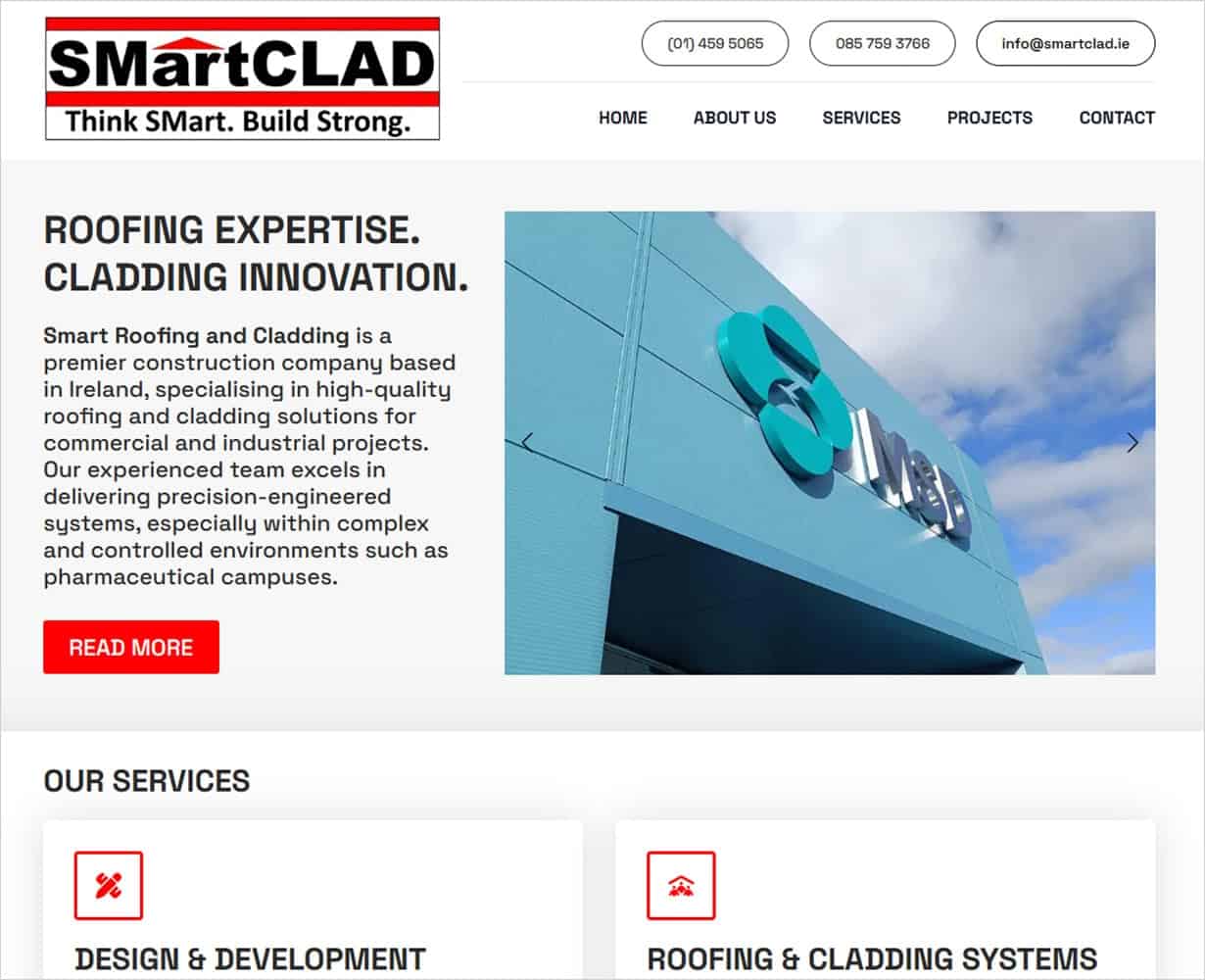 Smart Roofing and Cladding – New Website Launched